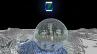 A player's moon base with its own biome generation (Image via nanorover59/CurseForge)